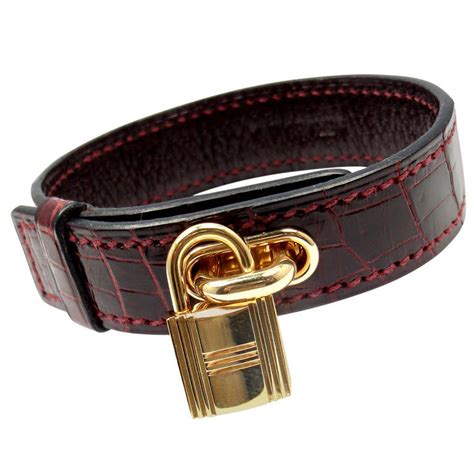 hermes bantel|Hermes crocodile bracelet.